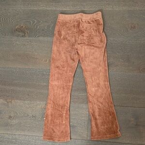 Soft Brown Velour Pants